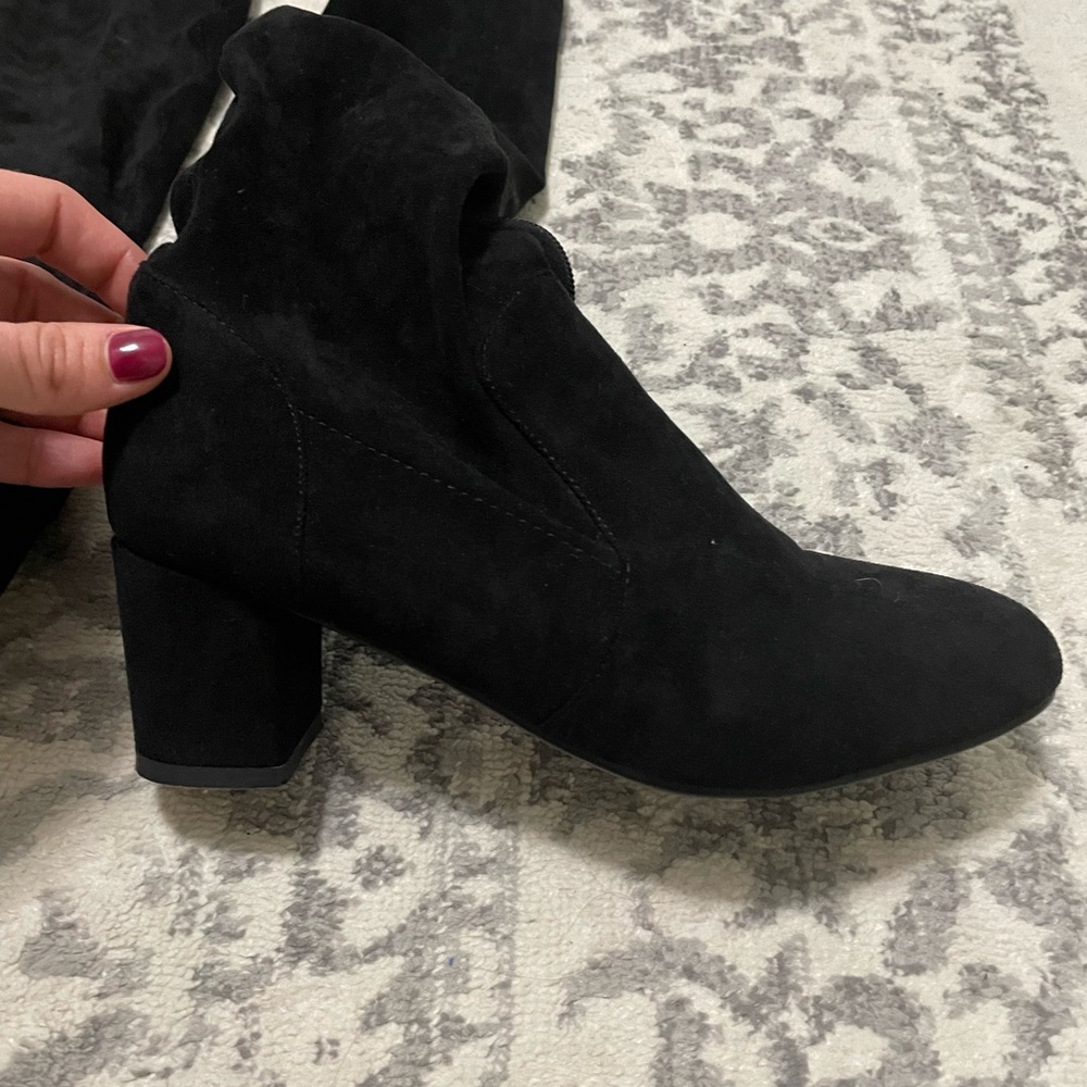 Shoe and Tail Thigh High Boots